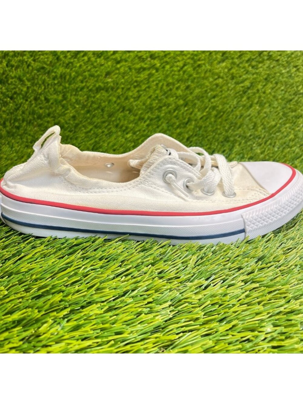 Converse Chuck Taylor All Star Low Women Size 7 White Walking Shoes Sneakers